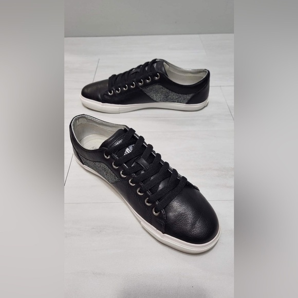 Levi’s Strauss & Co. Black Leather Men’s Causal Sneaker Shoe - Picture 11 of 11
